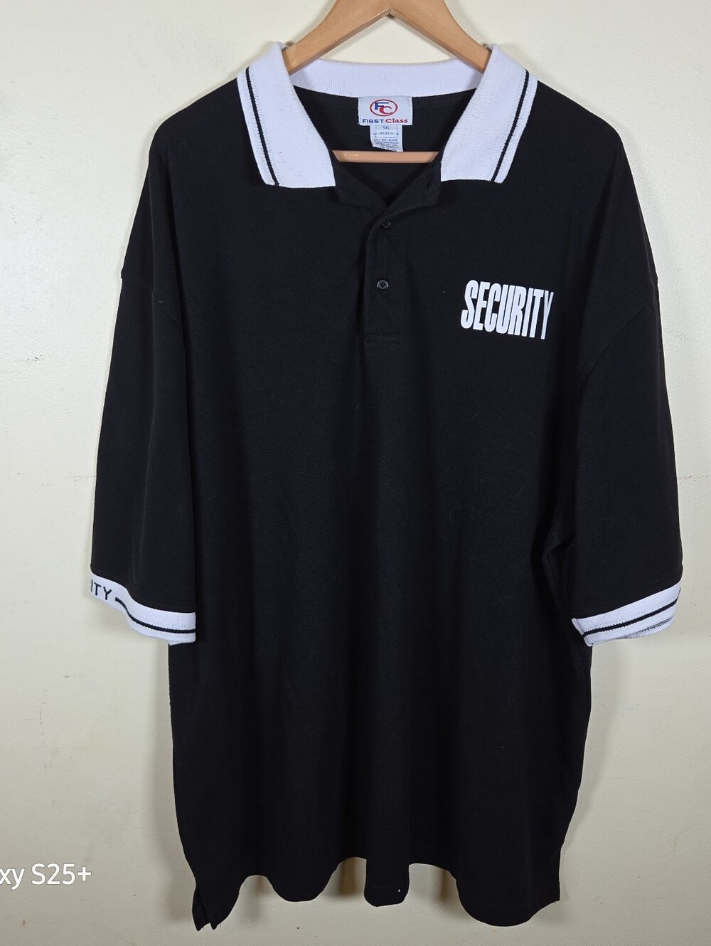 First Class 5XL Polycotton Tactical Security Polo Shirt